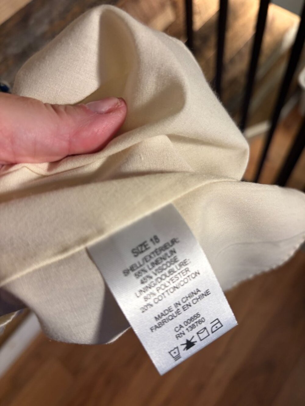 LINEN FLORAL DRESS - Picture 10 of 10